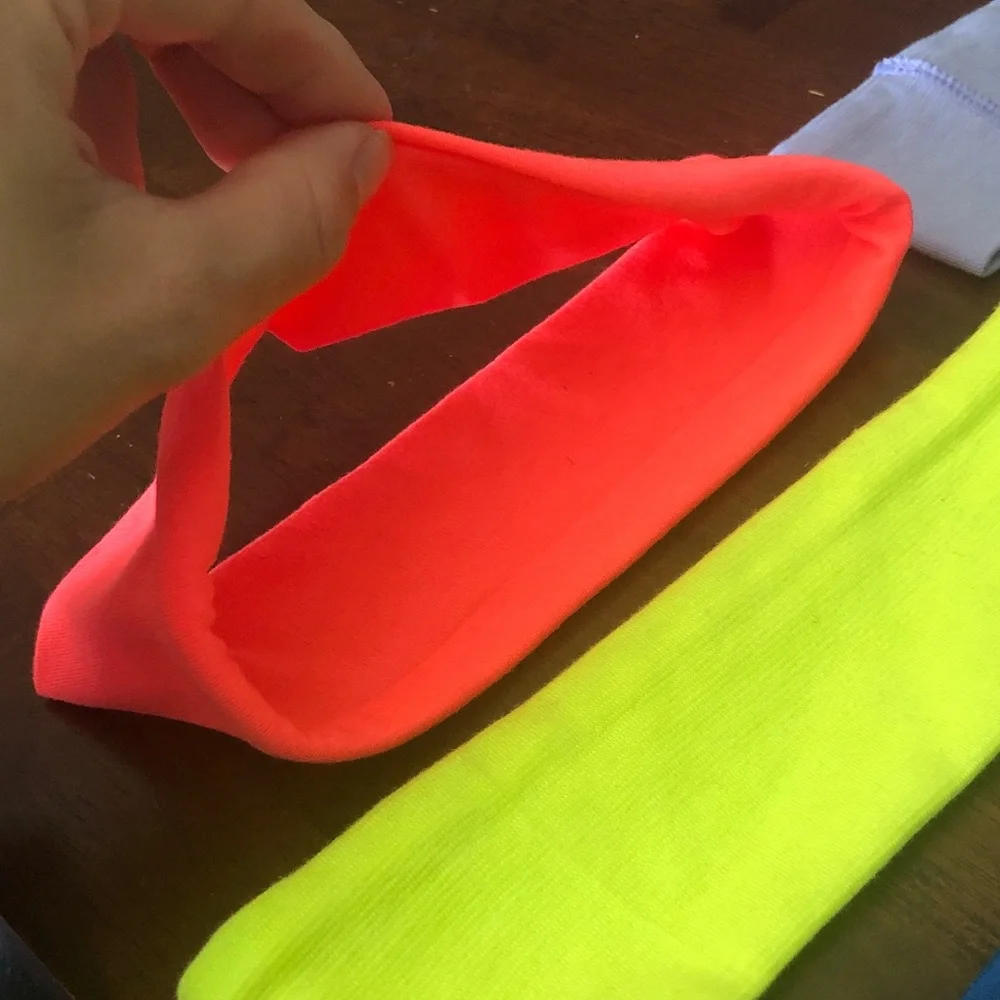 Athletic Stretch Fabric Headbands Set